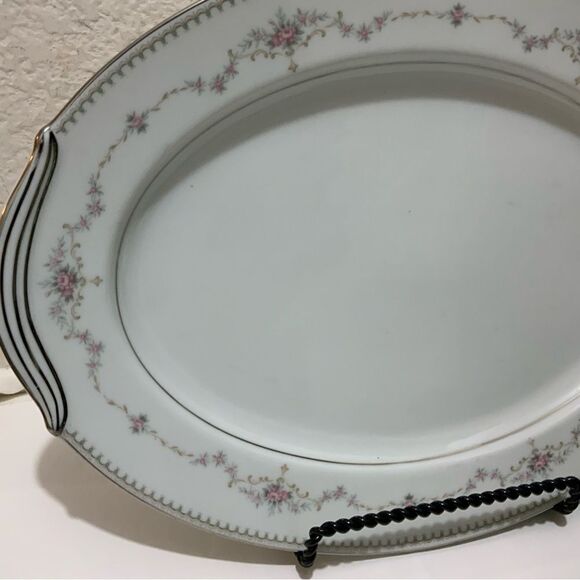 Noritake Fairmont 6102 Oval Serving Platter  13 3/4" A3 - Picture 3 of 4